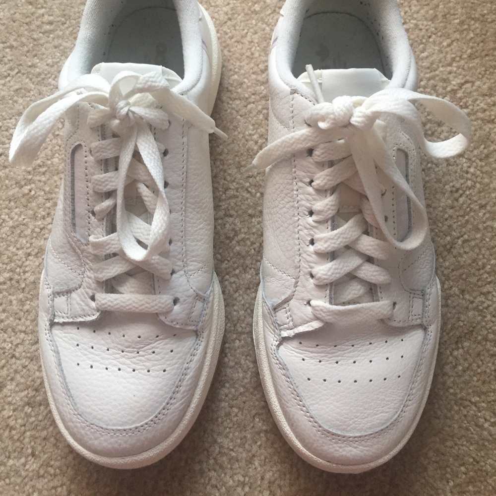 White adidas sneakers